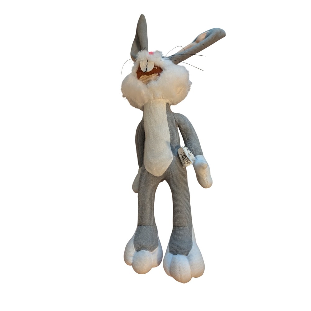 Vintage 1997 Looney Tunes Bugs Bunny Plush Ace Novelty Warner Bros Toy Retro
